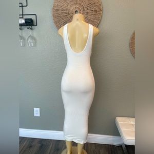 White Bodycon Maxi